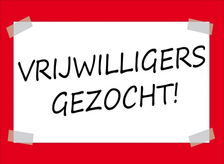 Vrijwilligers-gezocht